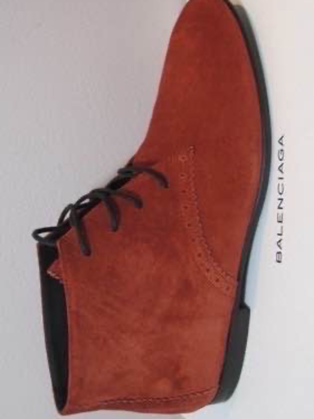 NIB Balenciaga Arena Brick Oxford Ankle Boots Booties Shoes 39.5 - Picture 5 of 5